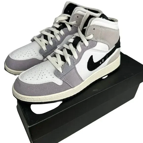 💎✨NEW IN BOX✨💎NIKE Jordan 1 MID SE Craft (GS) - Picture 2 of 10
